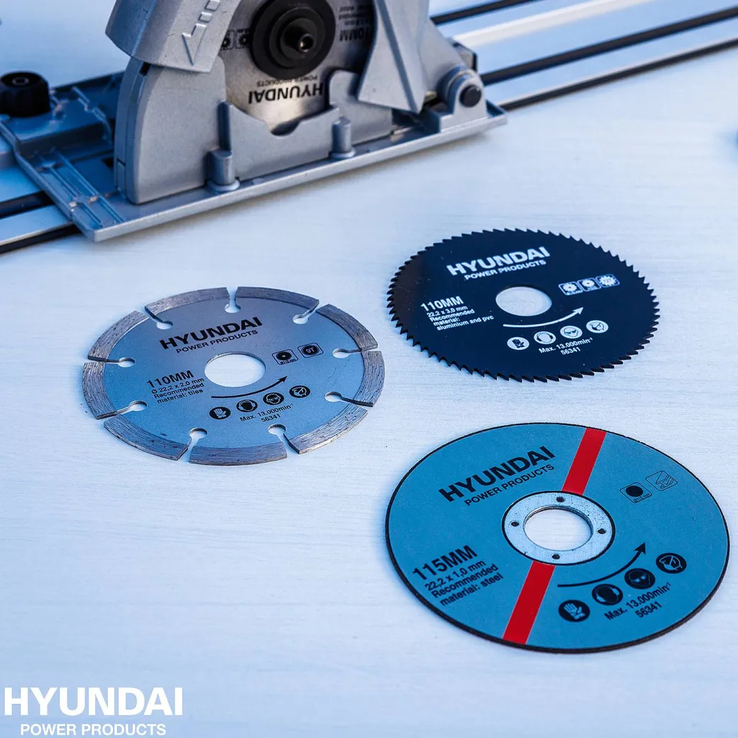 Hyundai Invalzaag + Geleiderail 56341 1050W|Brico Outlet