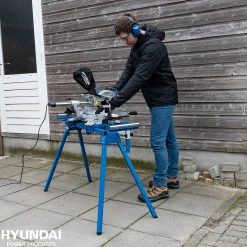 Hyundai Verstek- En Afkortzaag + Accessoires Radiaal 1500W|Brico Online