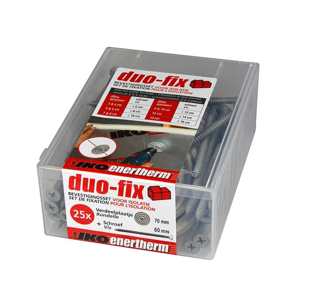 Iko Bevestigingsset Voor Isolatie Duo-Fix 6Cm|Brico Sale