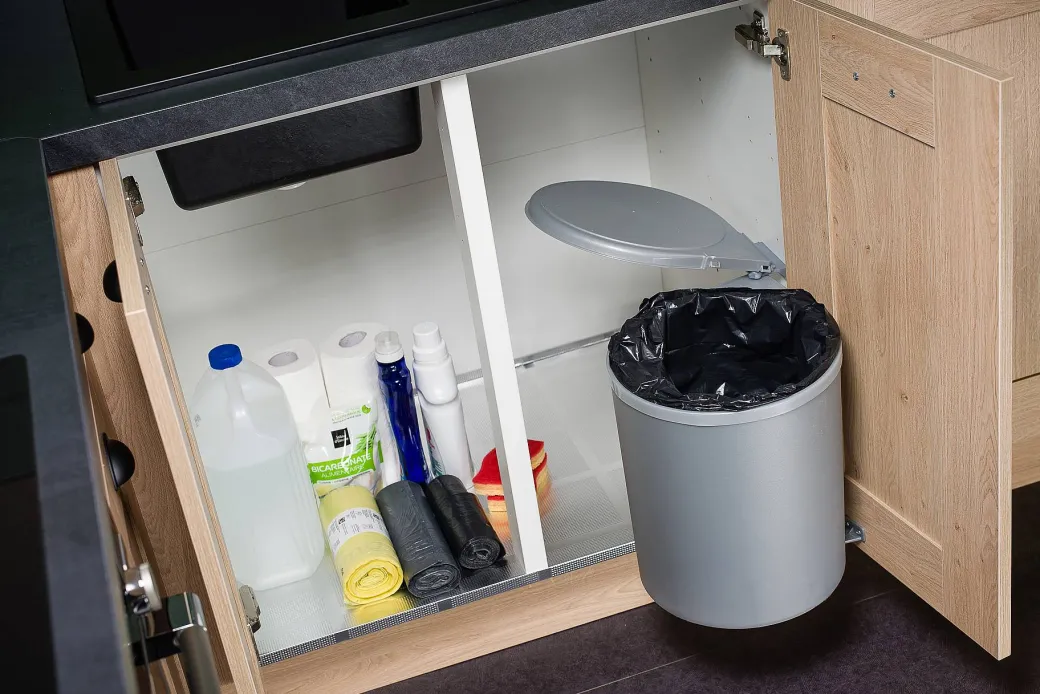Inbouwvuilnisbak Keuken Modulo 13L Grijs|Brico Outlet