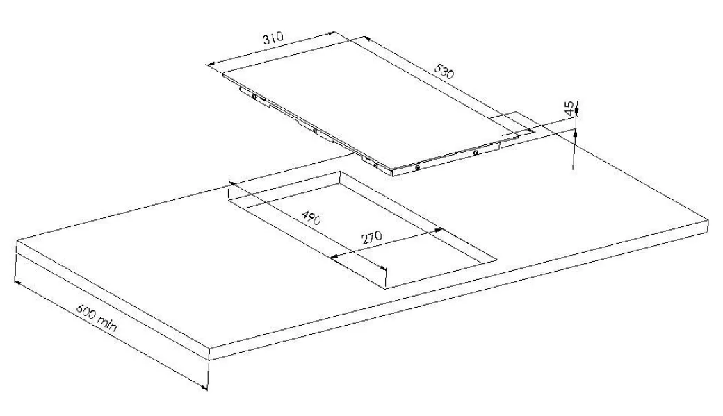 Inductiekookplaat Moderna 140Mm 1200W + 180Mm 1800W|Brico Discount