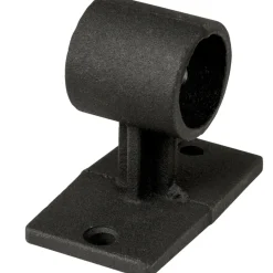 Brico Gordijnrails & Roedes-Intensions Gordijnroede Steun Wand Plafond Industrieel Mat Zwart