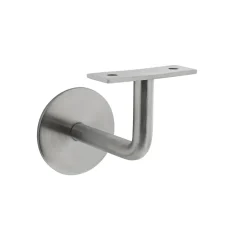 Brico Trapleuningen-Intersteel Leuninghouder Gebogen Vlak Zadel Rvs Geborsteld