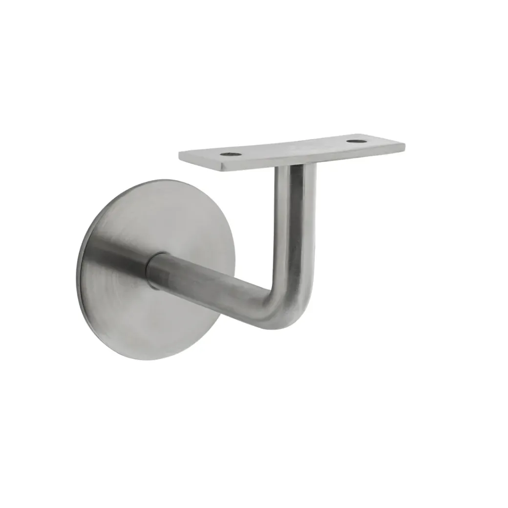 Brico Trapleuningen-Intersteel Leuninghouder Gebogen Vlak Zadel Rvs Geborsteld