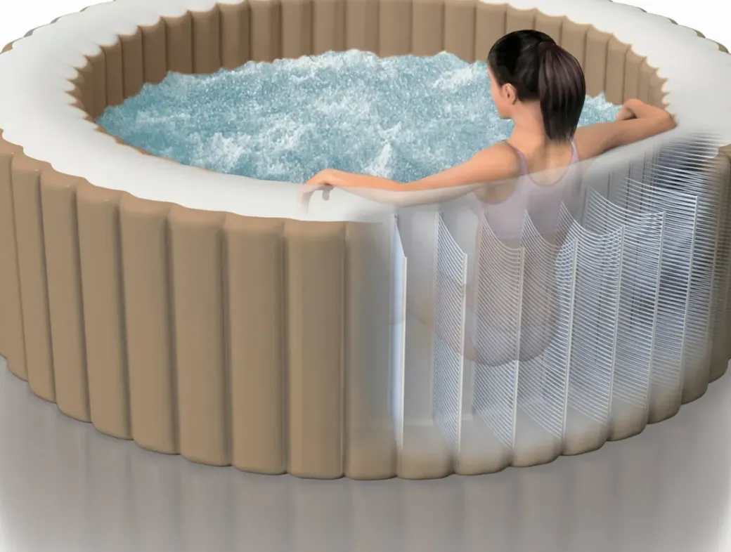 Brico Spa En Jacuzzi-Intex Bubbelbad Purespa Bubble Sahara 28412 8Personen 1339L O236X71Cm