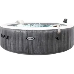 Brico Spa En Jacuzzi-Intex Bubbelbad Purespa Bubble Greywood 4 Personen O196X71Cm