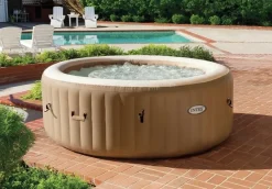 Brico Spa En Jacuzzi-Intex Bubbelbad Purespa Sahara 4 Personen O196X71Cm