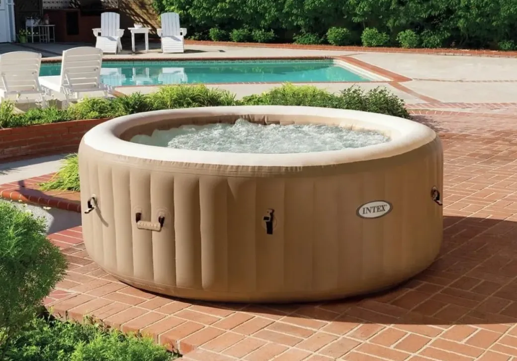 Brico Spa En Jacuzzi-Intex Bubbelbad Purespa Sahara 4 Personen O196X71Cm