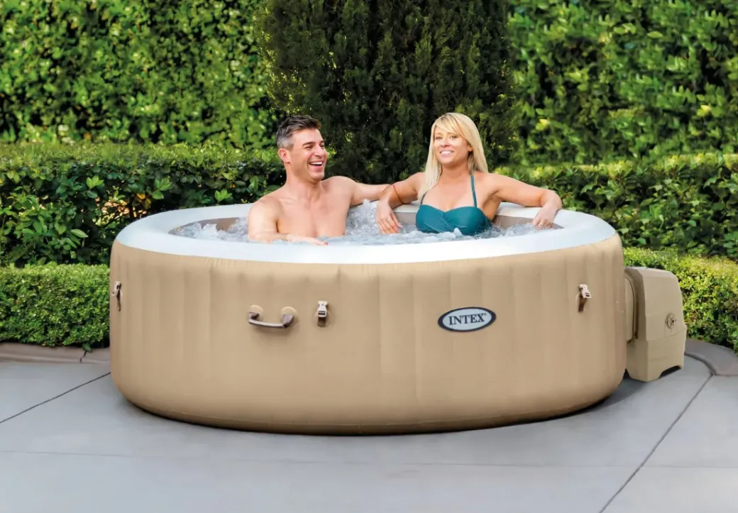 Brico Spa En Jacuzzi-Intex Bubbelbad Purespa Sahara 4 Personen O196X71Cm