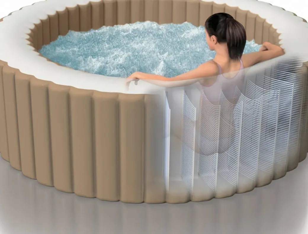 Brico Spa En Jacuzzi-Intex Bubbelbad Purespa Sahara 4 Personen O196X71Cm