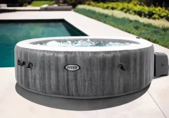 Brico Spa En Jacuzzi-Intex Bubblebad Purespa Bubble Baltik 6Personen Grijs O216X71Cm
