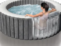 Brico Spa En Jacuzzi-Intex Bubblebad Purespa Bubble Baltik 6Personen Grijs O216X71Cm
