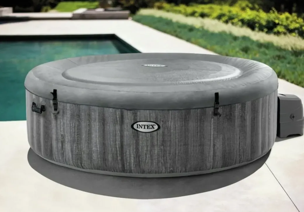 Brico Spa En Jacuzzi-Intex Bubblebad Purespa Bubble Baltik 6Personen Grijs O216X71Cm