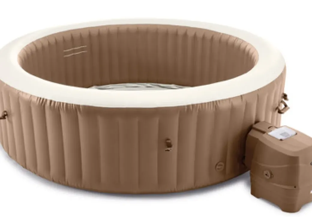 Brico Spa En Jacuzzi-Intex Bubblebad Purespa Sahara 6Personen Beige O216X71Cm