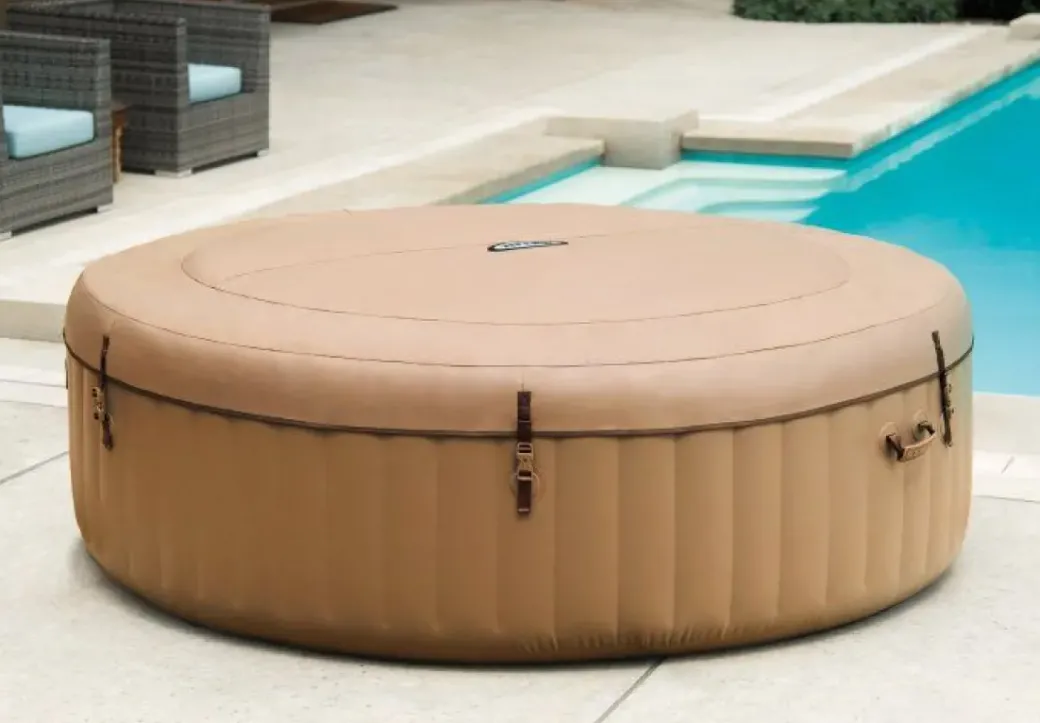 Brico Spa En Jacuzzi-Intex Bubblebad Purespa Sahara 6Personen Beige O216X71Cm