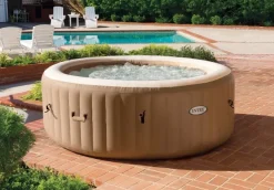 Brico Spa En Jacuzzi-Intex Bubblebad Purespa Sahara 6Personen Beige O216X71Cm