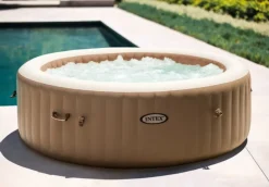 Brico Spa En Jacuzzi-Intex Bubblebad Purespa Sahara 6Personen Beige O216X71Cm