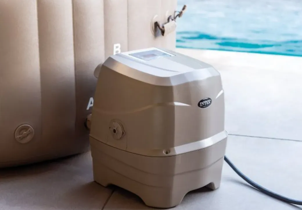 Brico Spa En Jacuzzi-Intex Bubblebad Purespa Sahara 6Personen Beige O216X71Cm