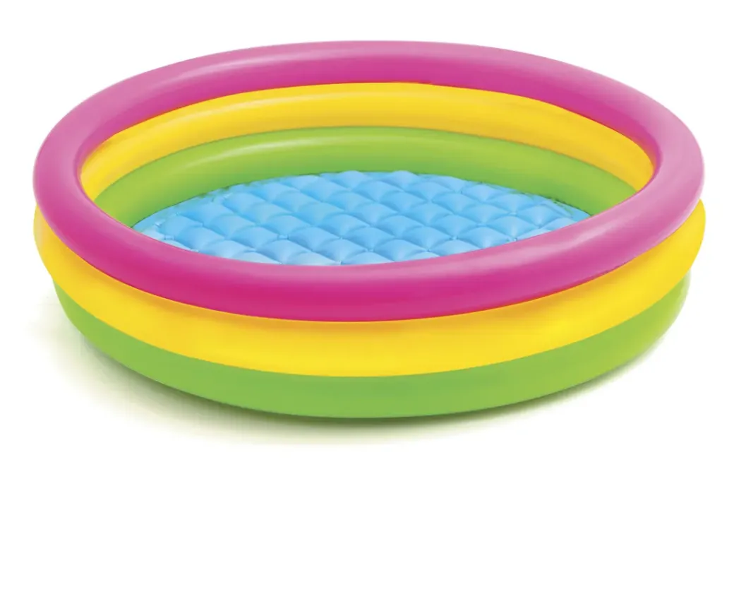 Brico Opblaaszwembaden-Intex Opblaasbaar Zwembad Sunset Glow Pvc Meerkleurig O114X25Cm