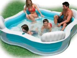 Brico Opblaaszwembaden-Intex Opblaasbaar Zwembad Family 229X229X46Cm