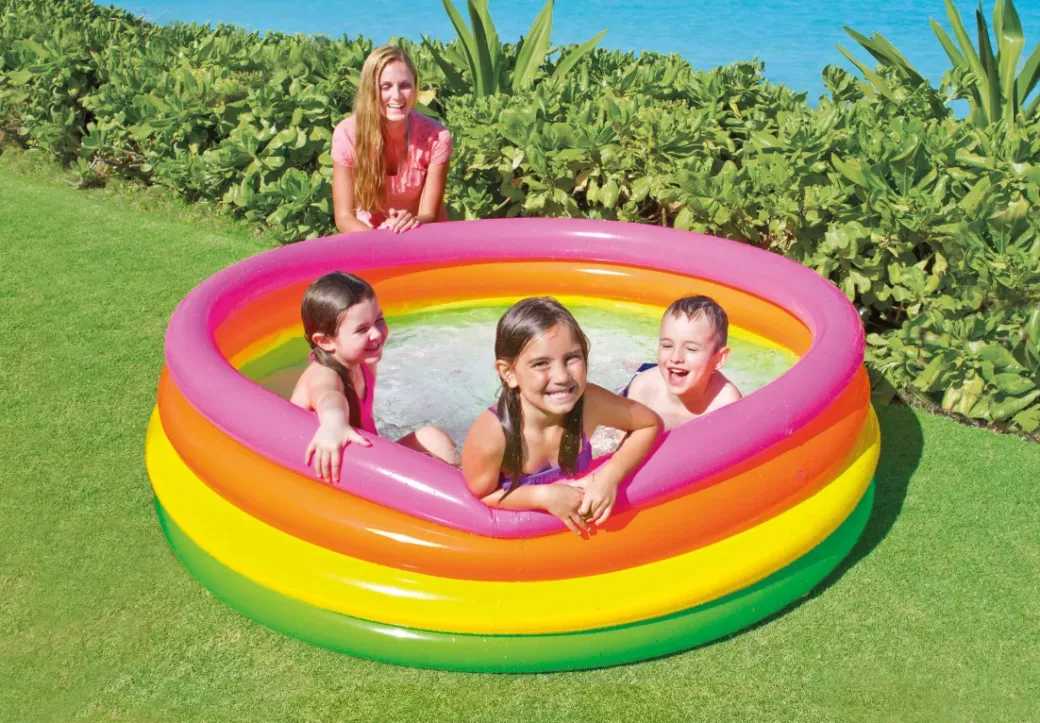 Brico Opblaaszwembaden-Intex Opblaasbaar Zwembad Sunset Glow Meerkleurig O168X46Cm