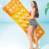 Brico Waterspeelgoed-Intex Opblaasbare Ligmatras Fashion Lounge Roze/Oranje/Groen 188X71Cm