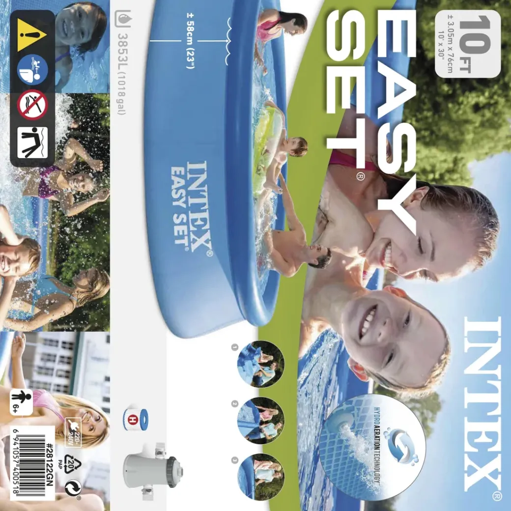 Brico Opblaaszwembaden-Intex Vrijstaand Zwembad Easy Set O305X76Cm