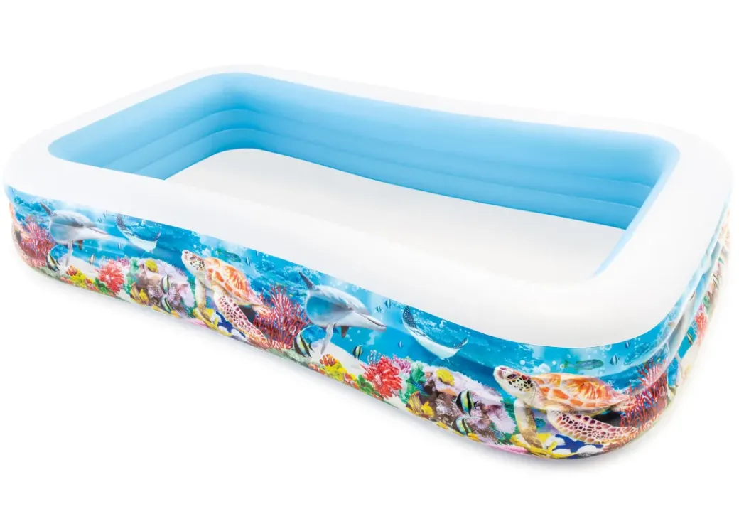 Brico Opblaaszwembaden-Intex Zwembad Sea Life 305X183X56Cm