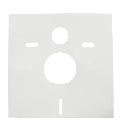 Isolatiemat Voor Wandcloset Wit 42X39X10Cm|Brico Discount