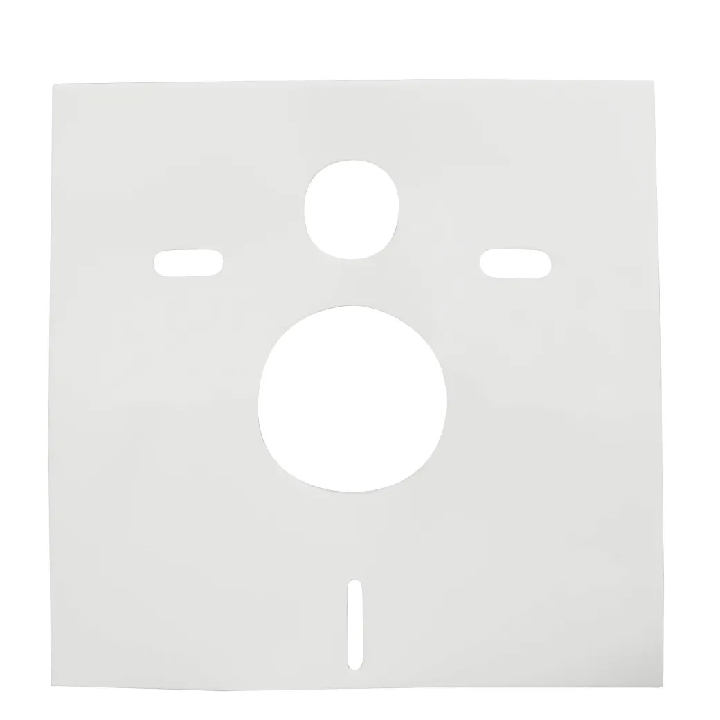 Isolatiemat Voor Wandcloset Wit 42X39X10Cm|Brico Discount