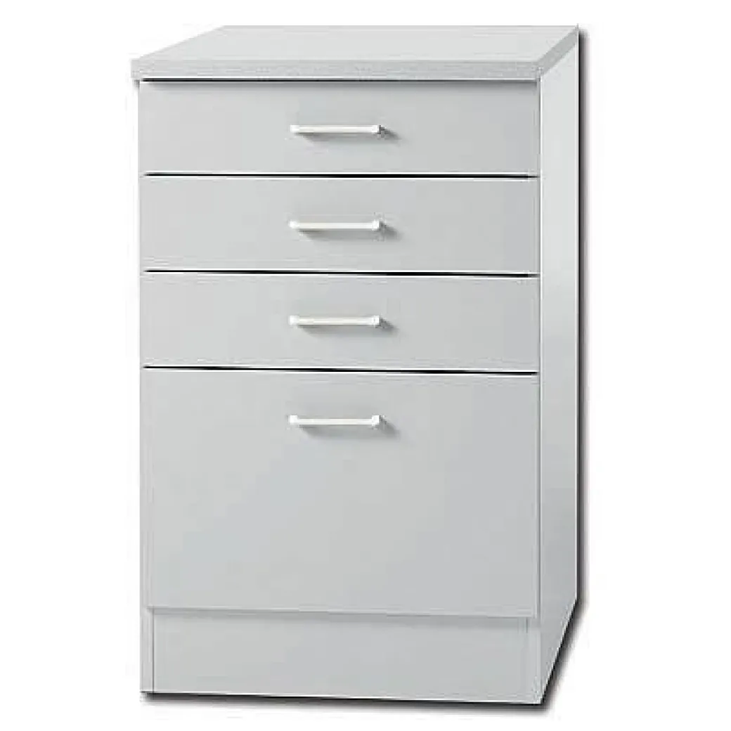 Jaka Ondrekast Keuken 'Klassik50' Wit 4 Lades 50 Cm|Brico Best