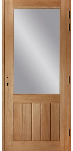 Brico Voordeuren-Jewe Ingekaste Buitendeur Glas Rechts 88Cm