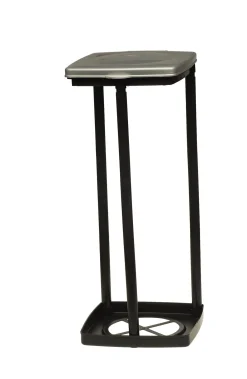 Keeeper Vuilniszakhouder L Zwart-Grijs 60-120L|Brico Online
