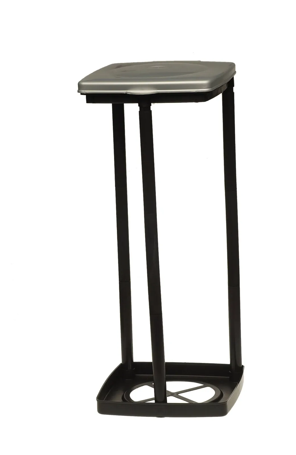 Keeeper Vuilniszakhouder L Zwart-Grijs 60-120L|Brico Online