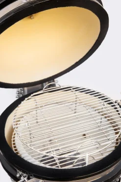 Brico Keramische Barbecue-Keramisch Barbecue Alleskunner 18 Inch Zwart + Trolley