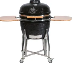 Brico Keramische Barbecue-Keramisch Barbecue Big Kamado 24 Inch Zwart