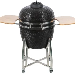 Brico Keramische Barbecue-Keramisch Barbecue Big Kamado 24 Inch Zwart