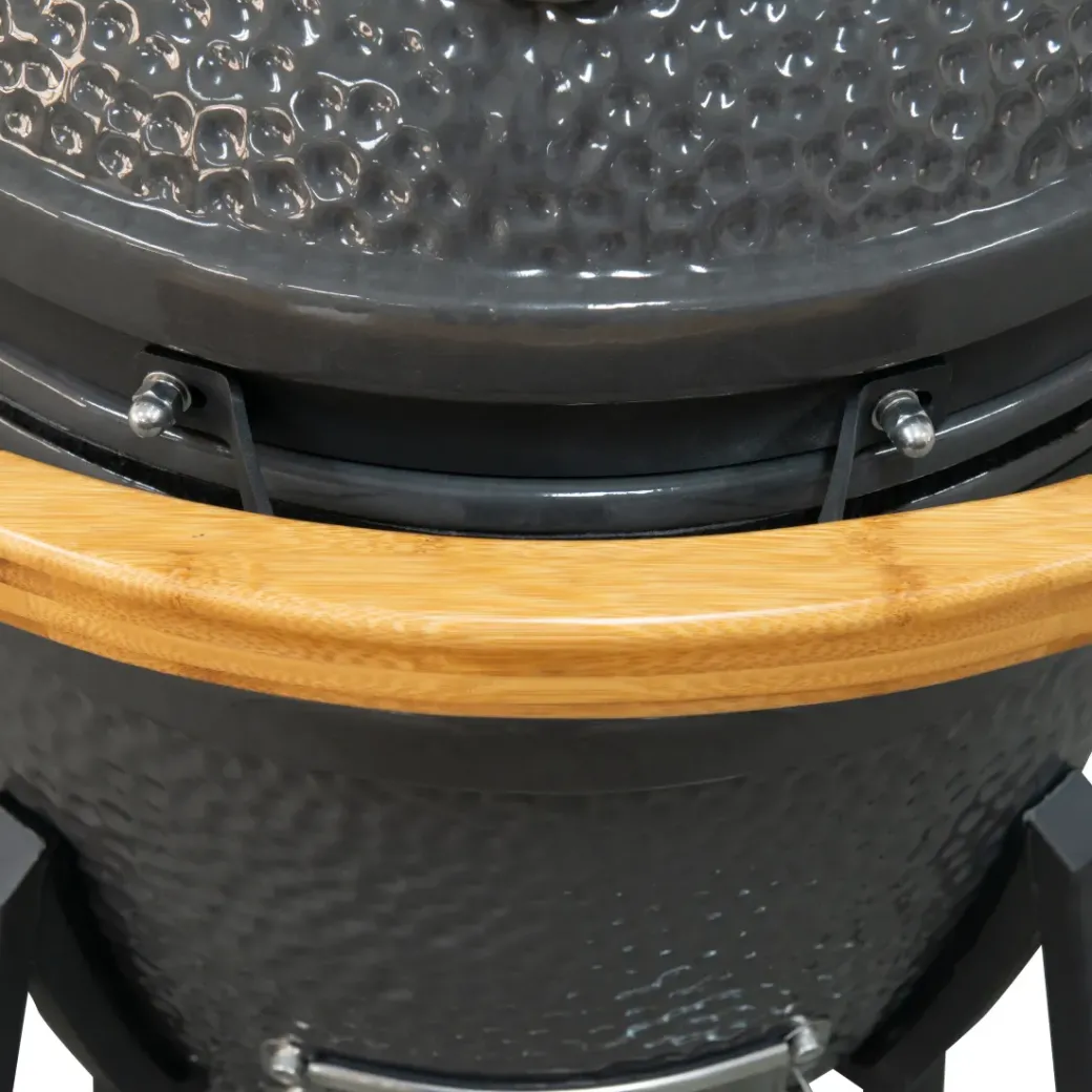 Brico Keramische Barbecue-Keramisch Barbecue Kamado Zwart 63X53X101Cm