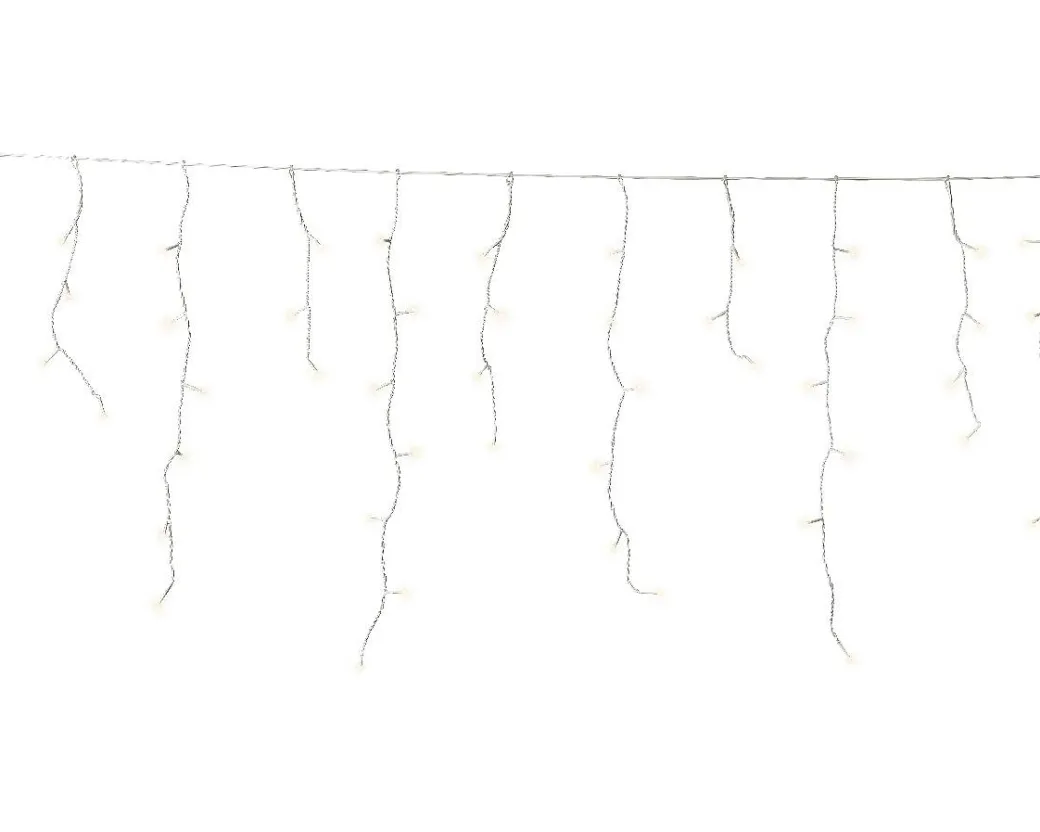 Kerstverlichting Connect Gordijn 250 Led Lampjes Warm Wit|Brico New