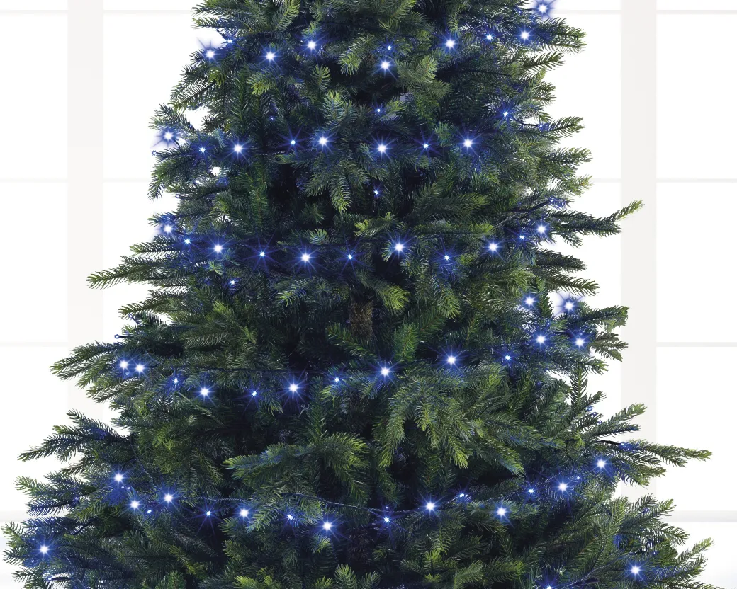 Kerstverlichting (Lumineo) Basic Twinkle 180 Led Lampjes Koel Wit 13,5M|Brico Outlet