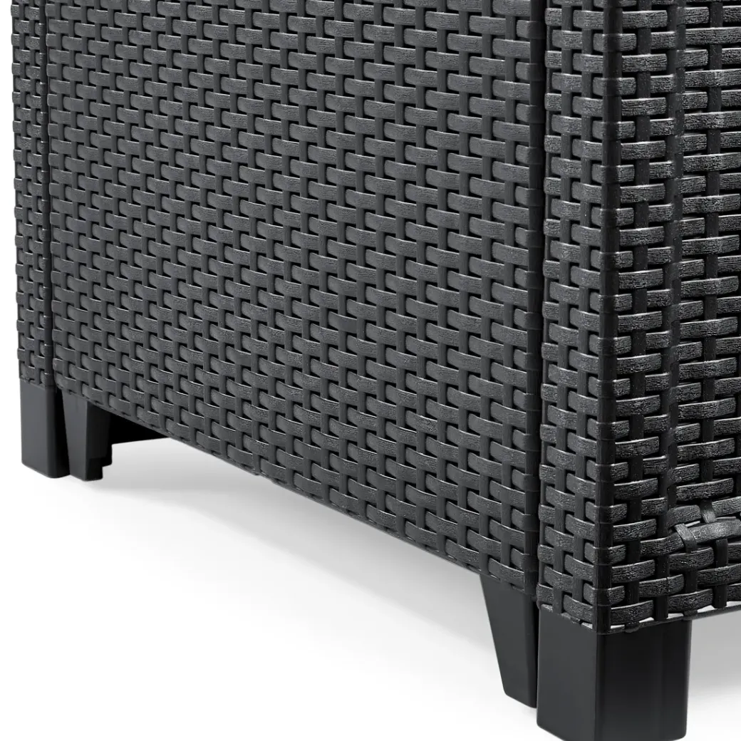 Brico Loungesets-Keter Balkon Loungeset Rosalie + Kussens Wicker 3-Delig