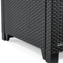 Brico Loungesets-Keter Hoekbank Loungeset Rosalie + Tuintafel Lyon