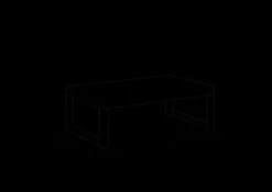 Brico Loungesets-Keter Hoekbank Loungeset Rosalie + Tuintafel Lyon