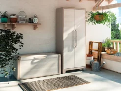 Keter Hoge Kast Guilliver Zand Beige|Brico