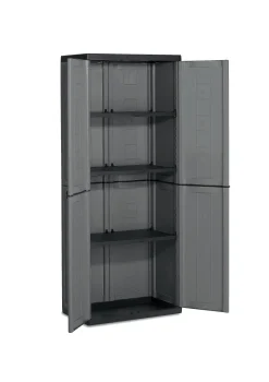 Keter Hoge Kast Jolly Grijs|Brico Discount