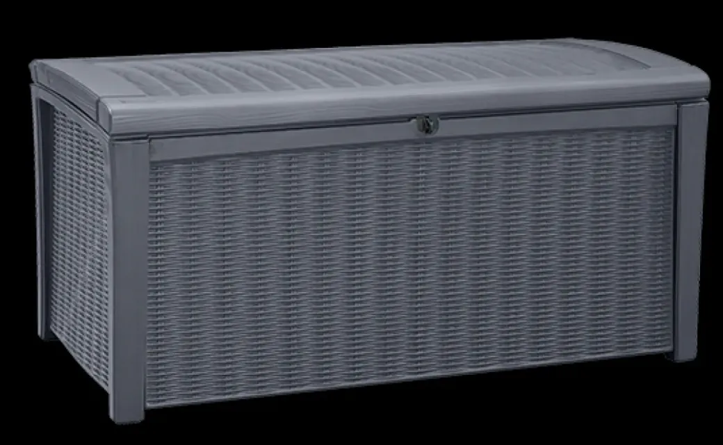 Brico Opbergboxen Tuin-Keter Kussenbox Borneo Antraciet 129,5X62,5Cm