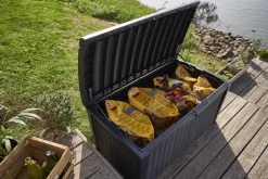 Brico Opbergboxen Tuin-Keter Kussenbox Borneo Antraciet 129,5X62,5Cm