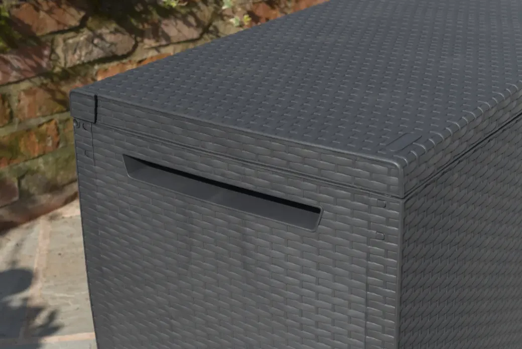 Brico Opbergboxen Tuin-Keter Kussenbox Capri Antraciet 123X57Cm