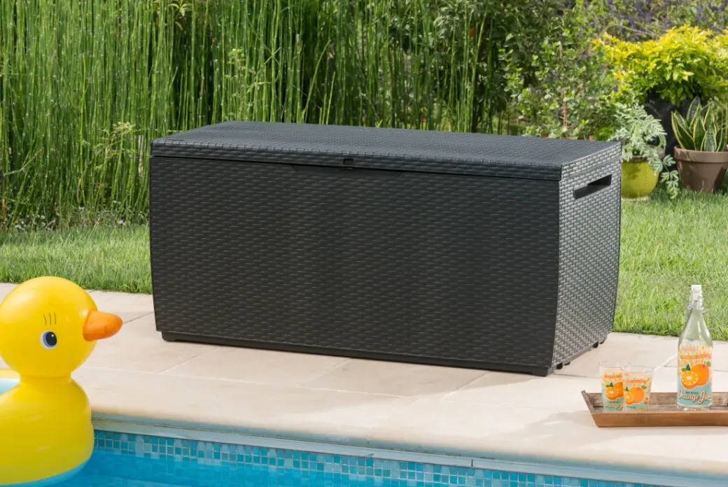 Brico Opbergboxen Tuin-Keter Kussenbox Capri Antraciet 123X57Cm