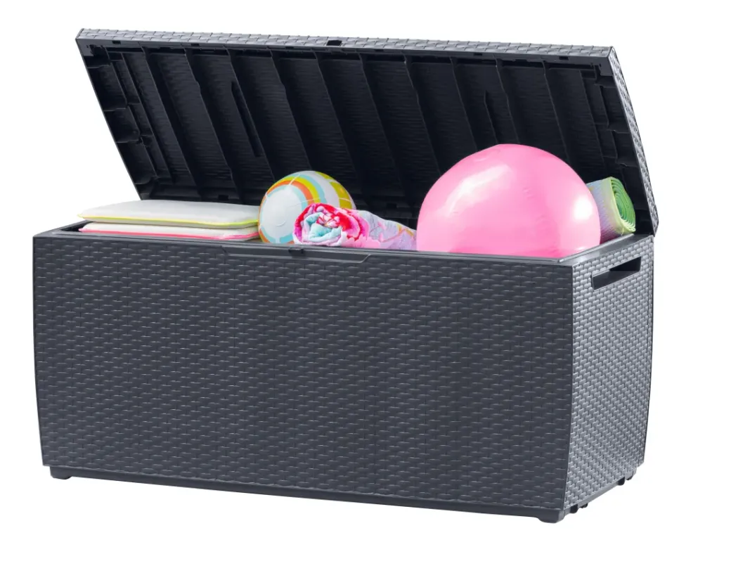 Brico Opbergboxen Tuin-Keter Kussenbox Capri Antraciet 123X57Cm